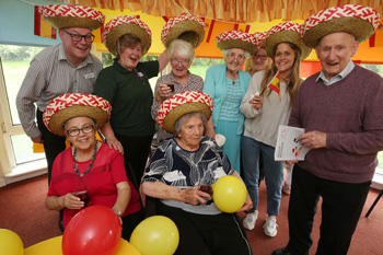 Residents at Kingsgate Care Home have been putting their Spanish to the test with lessons from Lingo Flamingo.